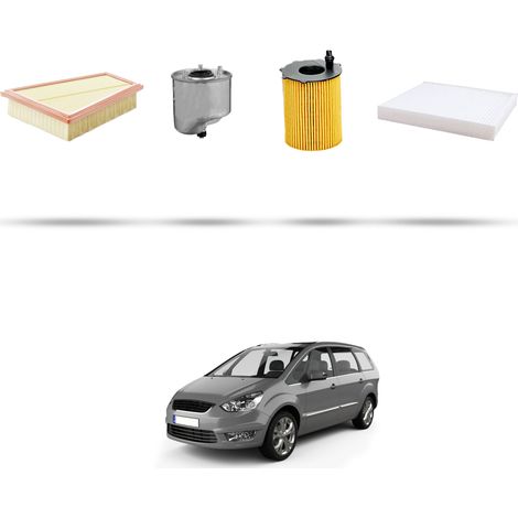 Kit tagliando 4 filtri compatibile con Ford Galaxy II 1.6 tdci 85kw dal 2011 (1/5)
