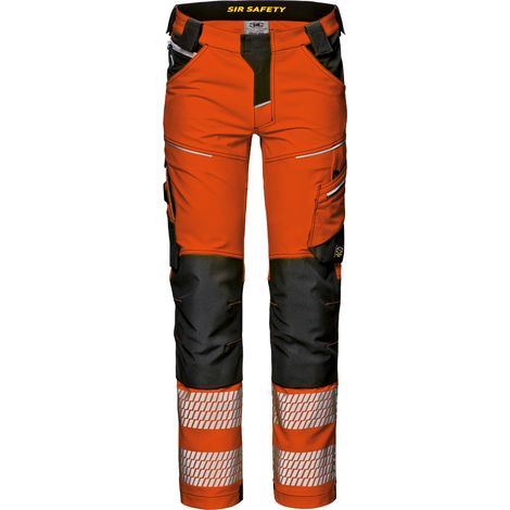 Pantalon de travail SIR SAFETY SYSTEM Gemini orange Taille 58 (1/2)