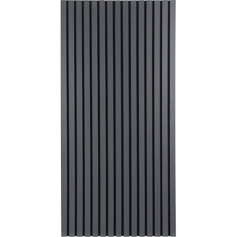 Swanew – Panneau décoratif mural acoustique 120x60cm – Absorption NRC 0.8 – Installation facile – Couverture 0.72m² – Design moderne gris