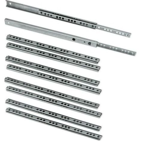 TAISHENGDA – Packung mit 5 Paar (10 Stück) kugelgelagerten Schubladenschienen, 17 mm x 278 mm, verzinkt (1/5)