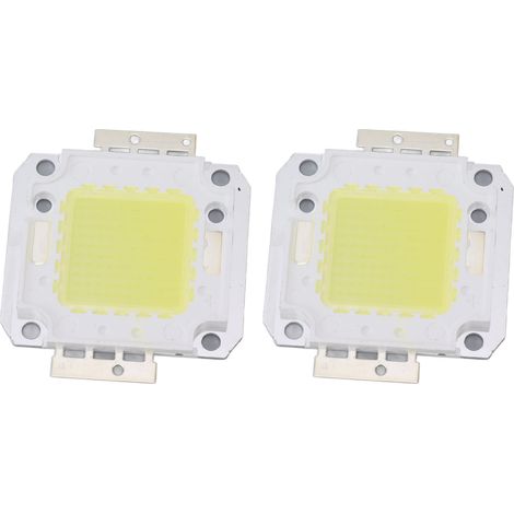 2 Pièces Puce LED COB 100W 9600LM 6000K pour Projecteur LED, 32‑36V (1/5)