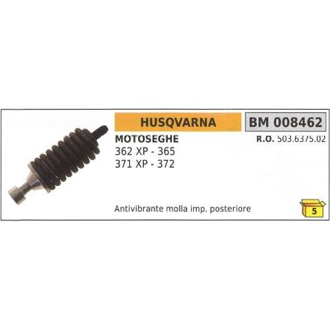 Motosierra HUSQVARNA 362 XP 365 365 008462 amortiguación muelle empuñadura trasera