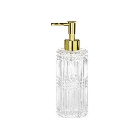 ANDREA HOUSE BA69124 Dispensador Vidrio/Dorado Diamond - ref: BA69124