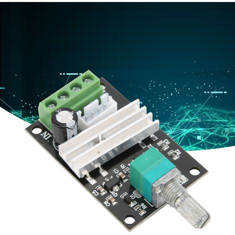 Neuer PWM-Gleichstrommotor-Drehzahlregler, 6V/12V/24V 3A Gleichstrom-Drehzahlregler mit Vorwärts- und Rückwärtslauf. (1/5)