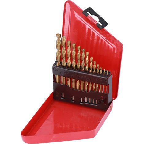 13 pièces Forets HSS à changement rapide pour bois et métal, 1.5‑6.5mm, avec étui doré (1/5)