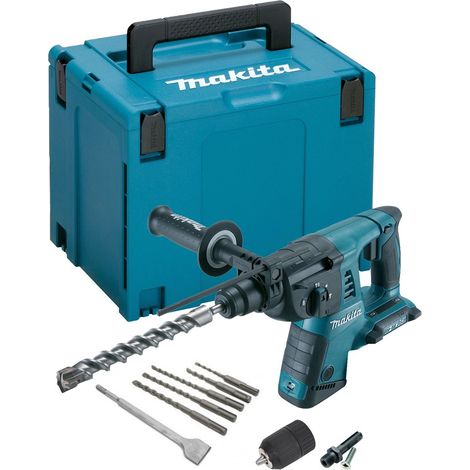 Makita DHR263ZJ 36v / 18v Twin LXT Twin SDS+ Plus Hammer Drill + Makpac + Chuck (1/3)