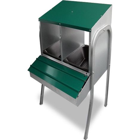Paddero avec des jambes, feuille galvanisEe, 2 creux