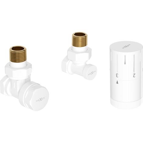 Mexen G05 set termostatico angolare, bianco - W901-958-20 (1/2)