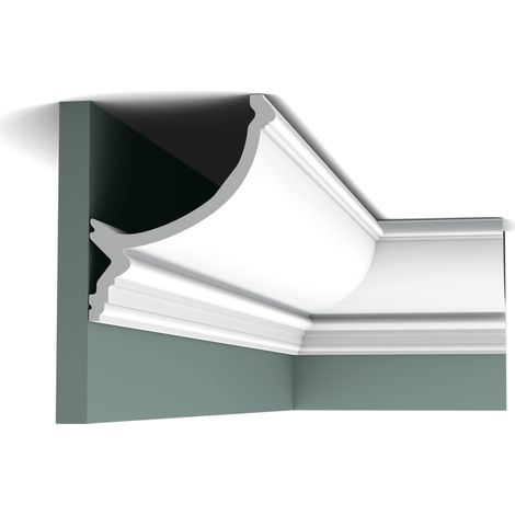 Grande corniche inspirée de la forme de l'ove C900 - L200 x H17,1 x L14,6 cm - ORAC DECOR (1/5)