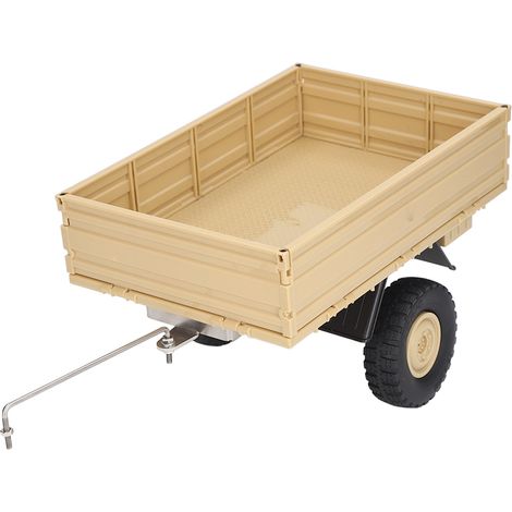 Ferngesteuerter Gepäckanhänger für Unimog P06 RC-Auto – Gelbe Ersatzteile und Zubehör (1/5)