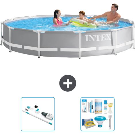 Intex Piscine Prism Frame Ronde - 366x76 cm - 3-pièces S22482 (1/5)