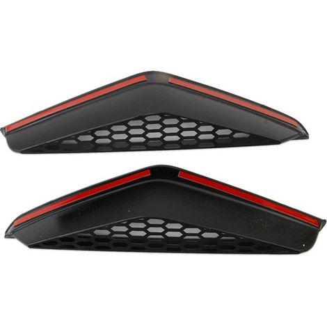 1 pair of air vents on both sides of the front bumper for 22-25 BMW iX (1/4)