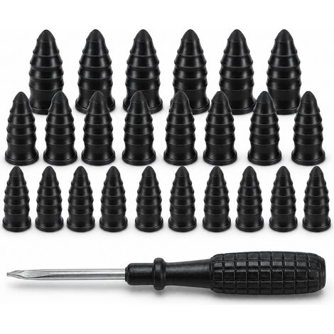 Chevilles de Réparation Pneu 40 pour Moto avec Tournevis (1/5)