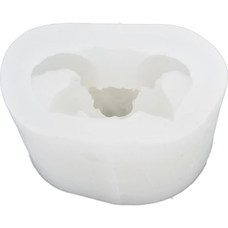 Moule en résine 3D en forme d'ange, facile à démouler, réutilisable, en silicone alimentaire de qualité supérieure, pour bougie bébé ange, décoration intérieure DIY CakeDignified (1/5)