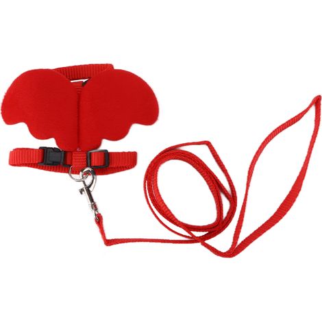 Corde de Traction pour Canards, Sangle de Poitrine réglable, Harnais de Marche extérieur, Laisse pour Animaux de Compagnie, Canard, Poulet, GooseRed M (1/5)