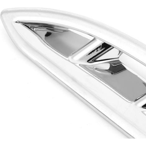 Enjoliveur de feu antibrouillard avant, ABS, finition argent électroplaqué. Pour Toyota Harrier Venza XU80 2020/2021 (commercialisé principalement au Japon, au Canada et aux États-Unis). (1/4)