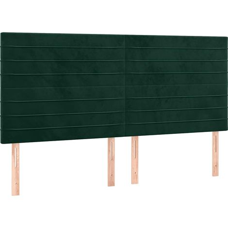 Maison Exclusive - Cabecero Terciopelo Verde Oscuro 180x5x118/128 (1/5)