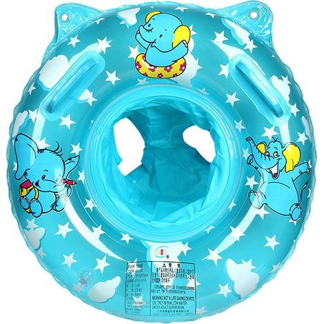 Anneau De Natation Avec Siège Pour Bébé - Anneau Gonflable Pour Apprentissage De La Natation En Piscine Ou Baignoire - 1 Pièce (1/5)