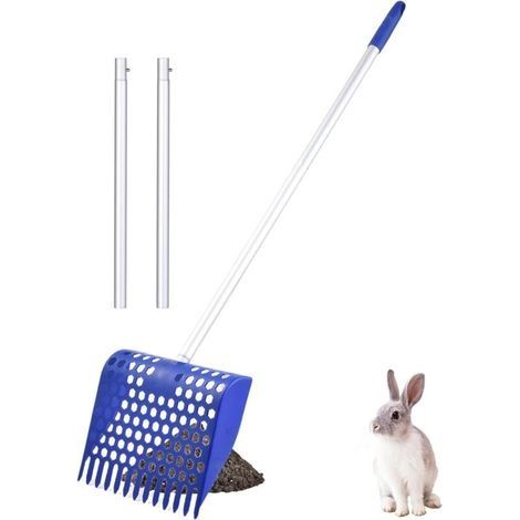Pelle à excréments de poulet - Outil de nettoyage pour litière de volaille (1/5)
