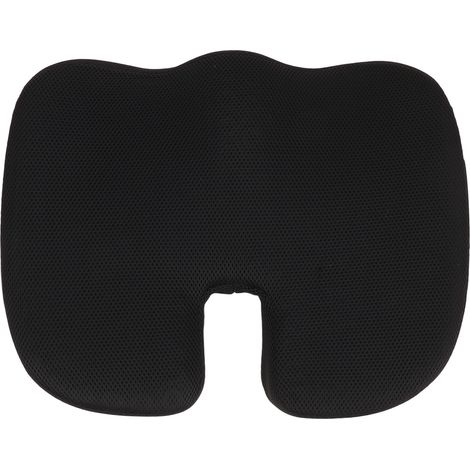 Coussin d'assise en gel à mémoire de forme, ergonomique et aéré, pour soulager les douleurs de hanches des seniors et améliorer le confort au bureau (1/5)