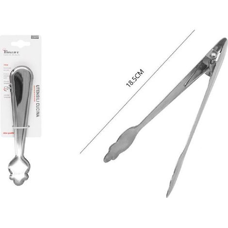 Kaela - Pinza Da Cucina Multiuso Clip Per Ghiaccio In Acciaio Inox 18.5cm Utensili 50343 - (1/2)