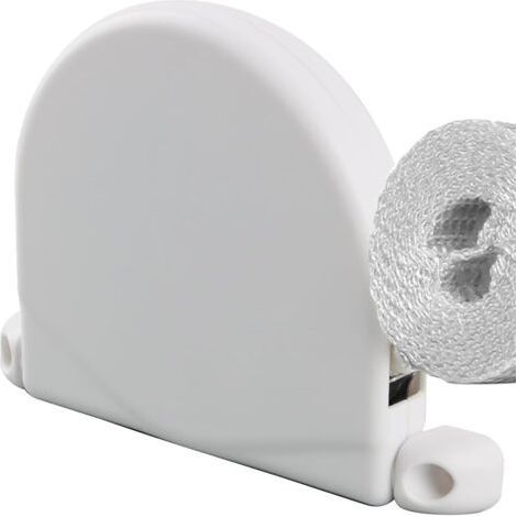 Curtain Winder, 5m Rotating Cord Winder for Roller Blinds, 180° Rotation, 14mm x 5m, with White Strap (1/5)