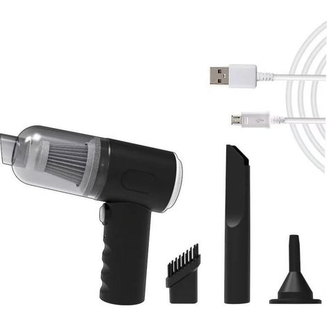 3 In 1 Portable Mini Desktop Vacuum Cleaner, 5500Pa High Power Handheld Car Vacuum Cleaner For Car, Desktop, Pet Hair Cleaning (1/5)
