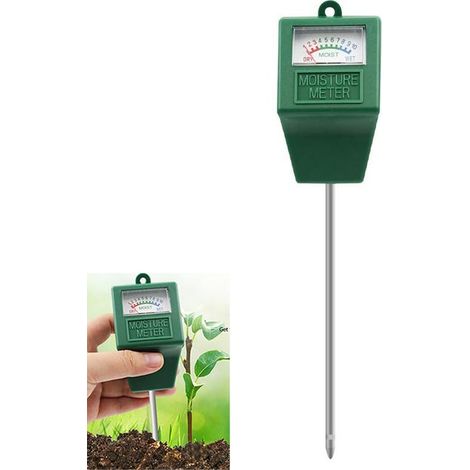 Testeur d'Humidité du Sol sans Pile avec Sonde Métallique pour Jardinage Intérieur et Extérieur Plantes et Fleurs (1/5)