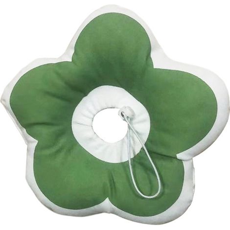 1 collier conique ajustable pour chat, doux en coton, forme fleur, convalescence post-opératoire (1/5)