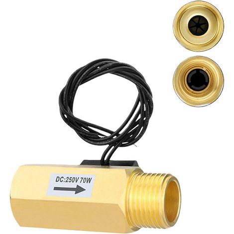 Installation simple, détection de débit d'eau, fiabilité du dispositif, détecteurs de débit magnétiques pour un montage rapide sur les systèmes de tuyauterie standard, multicolore C (1/5)