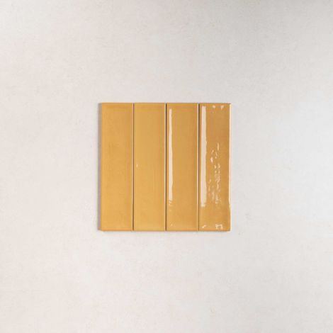 Carrelage Effet Zellige Jaune NARA Mostaza Gloss 7,5x30cm (1/2)