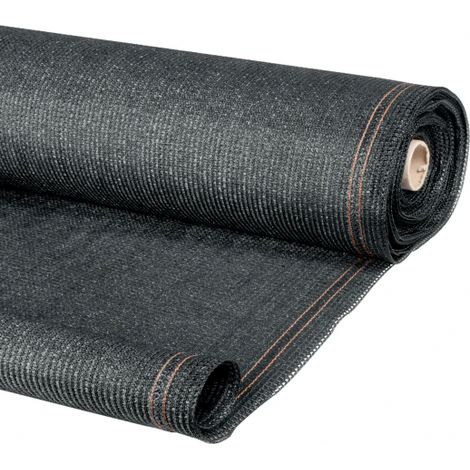 Idmarket – Brise vue haute densité 1,8 x 10 M gris 300 gr/m² – Opacité 95% – Angles renforcés et coutures doublées – 100% polyéthylène renforcé
