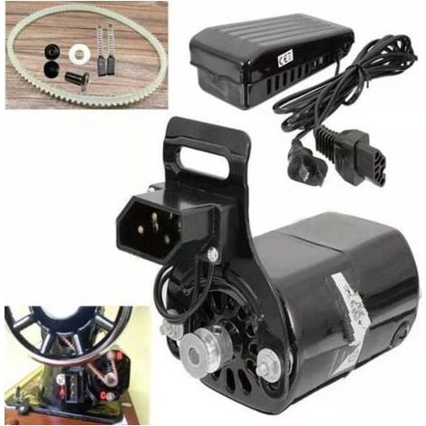 Nähmaschinenmotor, Fußpedal, Vintage Sewing Machine Universe Fußpedal, 180-W-Nähmotor-Ersatzteile mit Fußpedal, geräuscharm und stabile Leistung  FLITI (1/4)