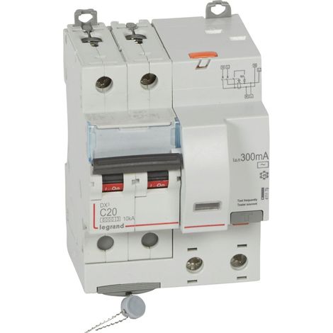 Differentieel Automaat DX3 2P Karakteristiek C 20A 300mA 6kA - LEG411179