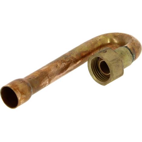 Raccord G.N. coudé 180° JPG DN12-500mbar-CU Ø16xEcrou G1/2 (1/2)