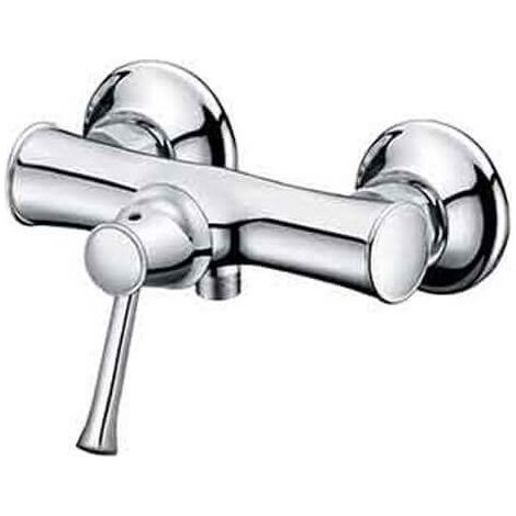 Robinet Mitigeur de Douche Mural Rétro - Chromé - Allure (1/5)