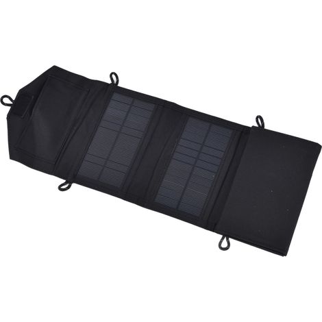 15W 5V Tragbares, faltbares Solarpanel-Kraftwerk für den Außenbereich mit USB-Anschluss und Powerbank für Camping und Reisen (1/5)