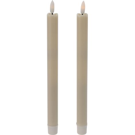 LED Wachs-Leuchterkerze 2er Pack (1/4)
