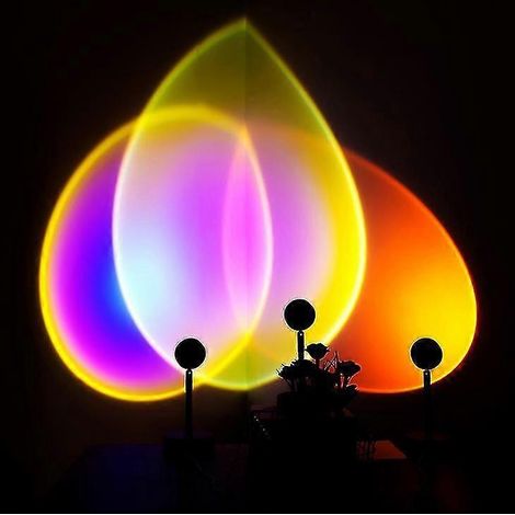 Projecteur de lumière solaire LED, lampe d'ambiance inspirée des célébrités d'Internet, éclairage d'ambiance (1/4)