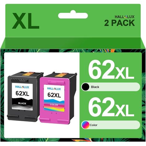 62XL Cartouches d'encre pour HP 62XL 62 XL pour HP Envy 5540 5640 (1/5)