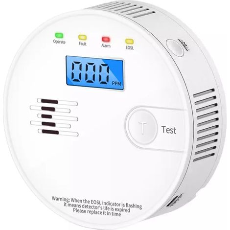 RILEVATORE MONOSSIDO DI CARBONIO A BATTERIA '710053' 3 AA (1/4)