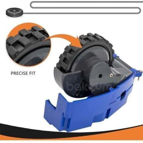 Roues pour IROBOT ROOMBA séries 500, 600, 700, 800 et 900 (Pack 2 unités) Antidérapant, adhérence exceptionnelle et Montage Facile (1/3)