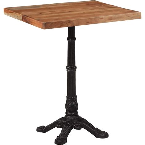 Bistrotisch 60x60x76 cm Akazie Massivholz