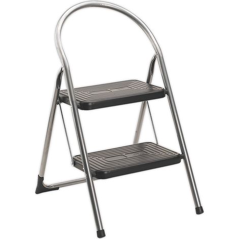Sealey Step Stool 2-Tread 150kg Capacity EN14183 ASL2 (1/2)