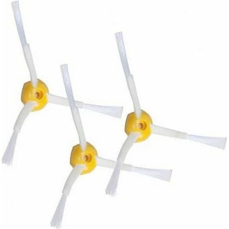 KIT Pack de 3 brosses latérales pour iRobot Roomba - séries 500/600/700 (1/3)