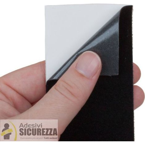 Nastro velluto nero adesivo Pellicole decorative & wrapping - Misura: 25mm x 2 Metri (1/5)
