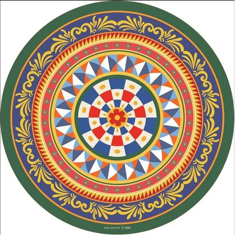 Tovaglietta Tonda Enna D 35 cm