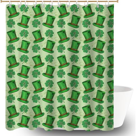 Kit rideau de douche en polyester 180x180 bordure lestée cache baignoire pour accueillir l’été dans sa maison (1/5)