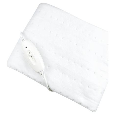 Manta eléctrica sencilla 150x80cm 60W – Blanco (1/5)
