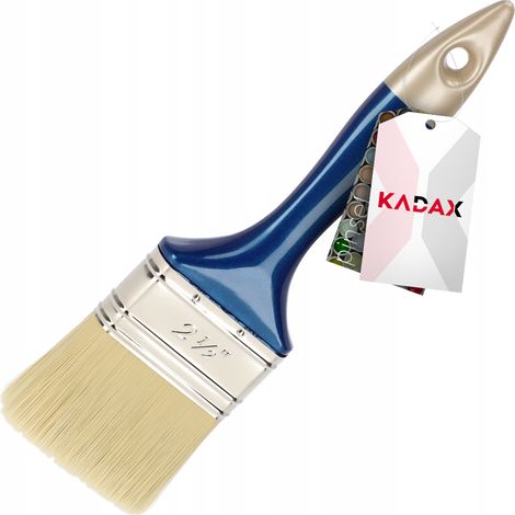 KADAX Pinsel aus Kunststoff, Flachpinsel, Malerpinsel, Borstenpinsel, 2.5&quot